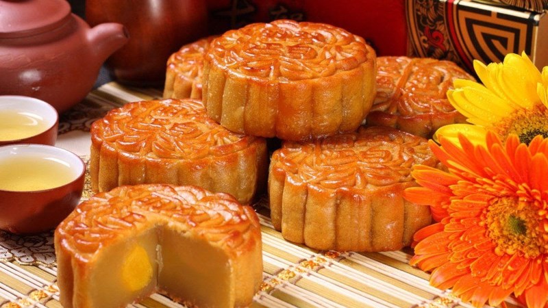 Bánh Yuebing ( Bánh Trung Thu nướng) - Trung Quốc