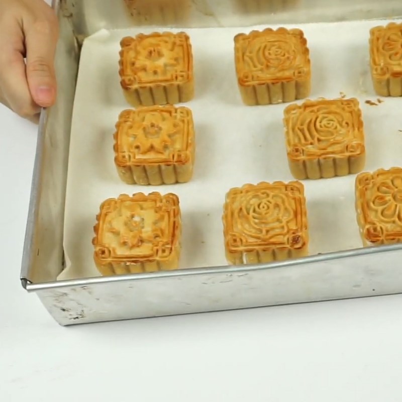 Bước 4 Tạo hình và nướng bánh Bánh trung thu mochi