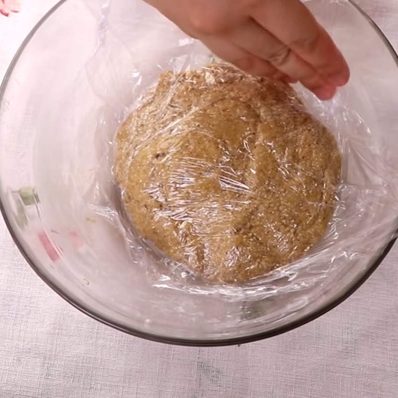 Bước 1 Trộn bột bánh Bánh trung thu nướng bằng bột yến mạch
