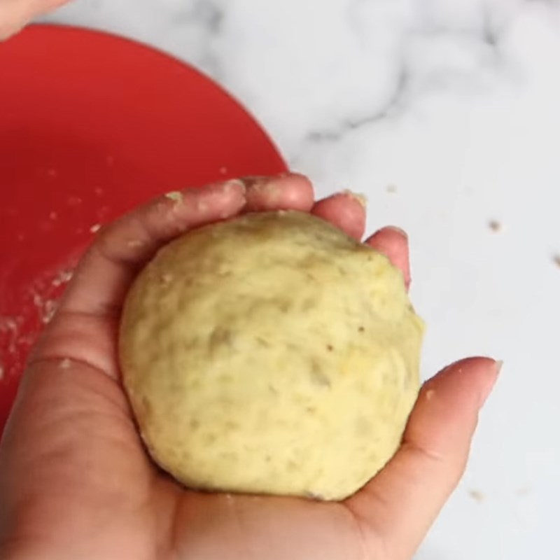 Bước 6 Bọc bánh Bánh trung thu khoai lang nhân đậu đỏ