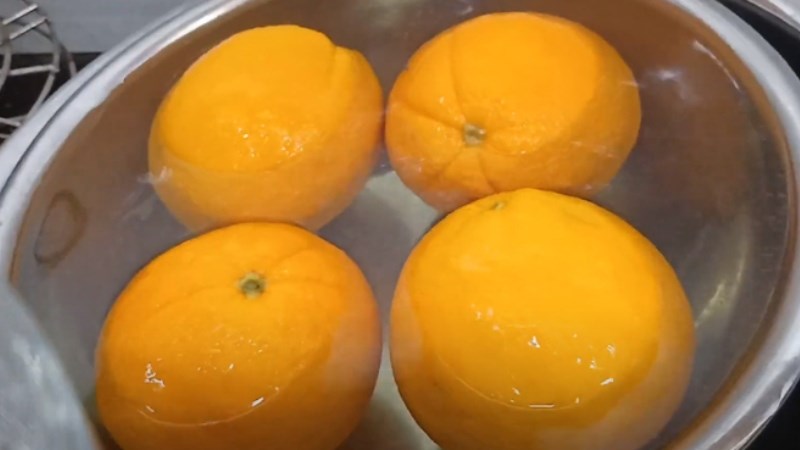 Làm nóng quả cam
