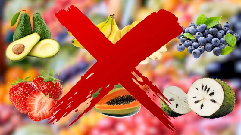 Những loại trái cây không nên ép