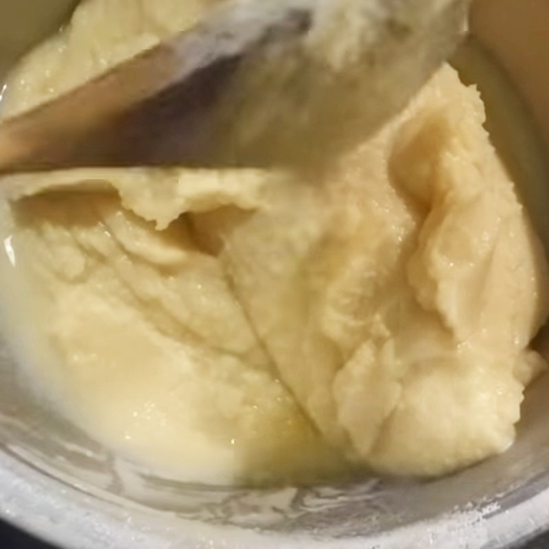 Bước 1 Nấu và xay đậu xanh Bánh Trung Thu cho người tiểu đường nhân đậu xanh sầu riêng
